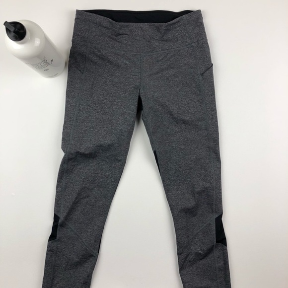Lululemon Speed Crop Heathered Black - Picture 11 of 14